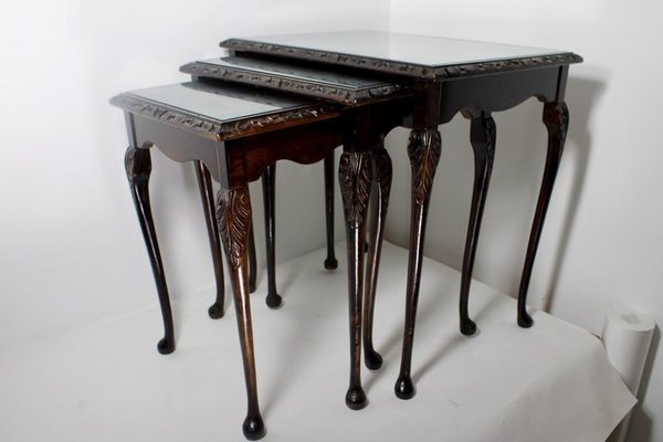 19th Century Nesting Tables, France, Set of 3-HFR-1782001