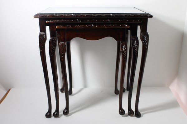 19th Century Nesting Tables, France, Set of 3-HFR-1782001