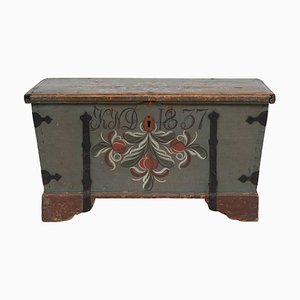 19th Century Northern Swedish Painted Chest-MJF-1343028