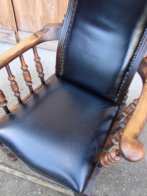 19th Century Oak Armchair-XHP-1241269