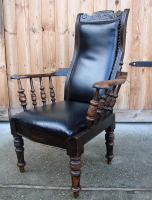 19th Century Oak Armchair-XHP-1241269