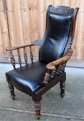 19th Century Oak Armchair-XHP-1241269