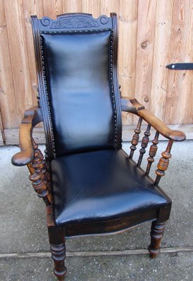 19th Century Oak Armchair-XHP-1241269