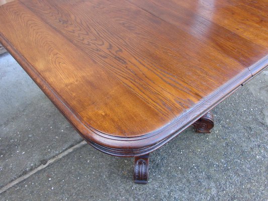 19th Century Oak Dining Table-XHP-1241265