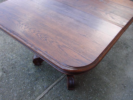 19th Century Oak Dining Table-XHP-1241265