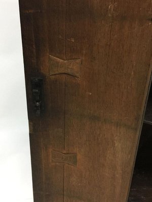 19th Century Oak Hanging Corner Cupboard-UCH-1224583