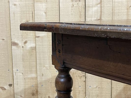 19th Century Oak Side Table-QYF-1785375