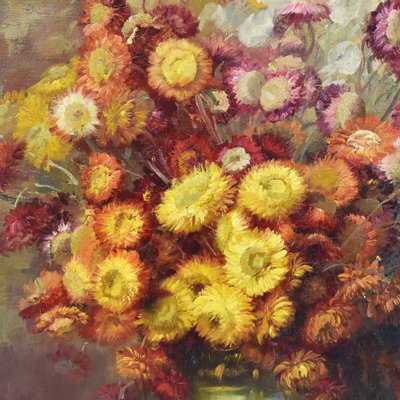 19th-Century, Oil Painting of Flowers, J. Stappers-YVI-859917