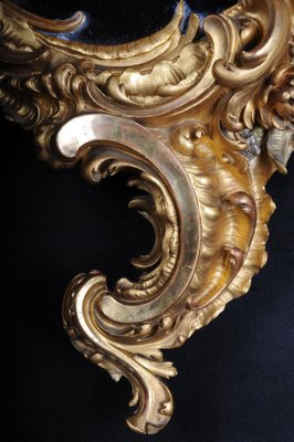 19th Century Ornate Rococo Mirror in Giltwood, Paris, 1870s-FLW-1402186