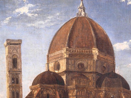 19th Century Painting Duomo in Firenze by P.K-SA-705016