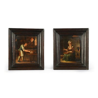 19th Century Paintings, Set of 2-NQ-736458