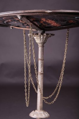 19th Century Pompey Metal Paw Shaped Feet Side Table-FLW-1402351