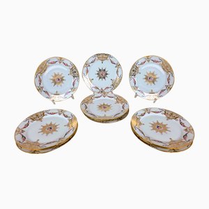 19th Century Porcelain Plates from Macé, Sèvres, Set of 12-SYQ-1802010