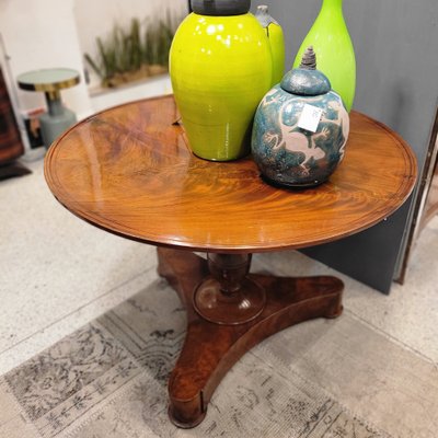 19th Century Regency Mahogany Palm Gueridón Table, England-NUC-2042857