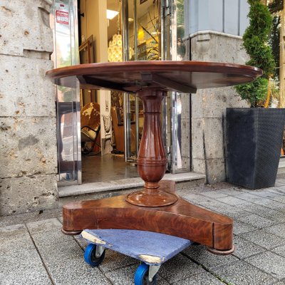 19th Century Regency Mahogany Palm Gueridón Table, England-NUC-2042857