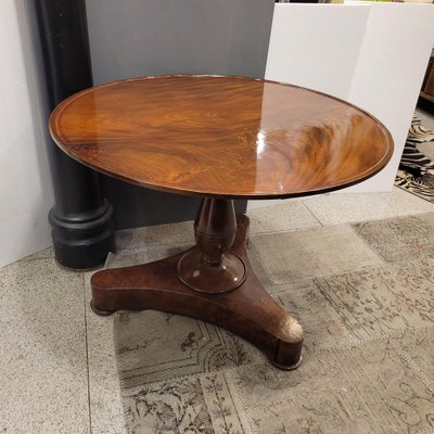 19th Century Regency Mahogany Palm Gueridón Table, England-NUC-2042857