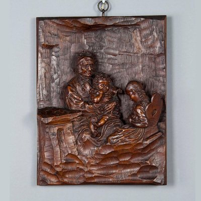 19th Century Relief Woodcarving by Hermann Steiner Meran-KJP-1149525