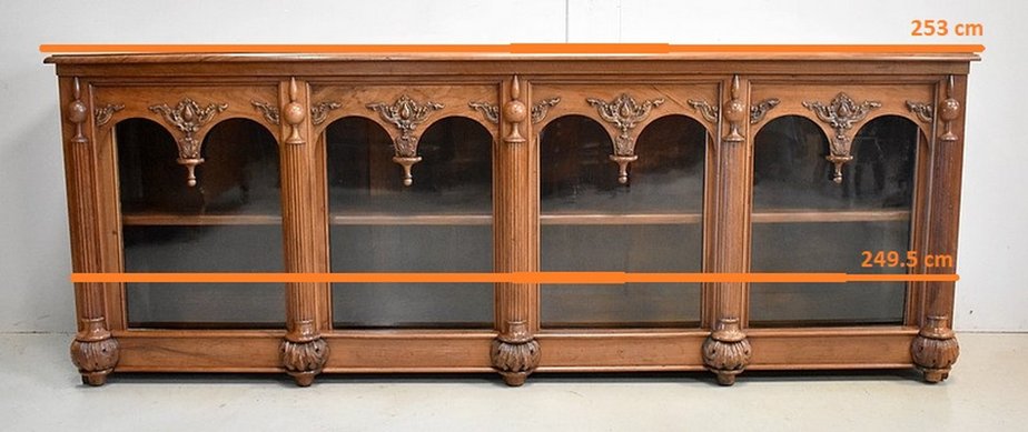 19th Century Renaissance Style Walnut Sideboard-RVK-729823