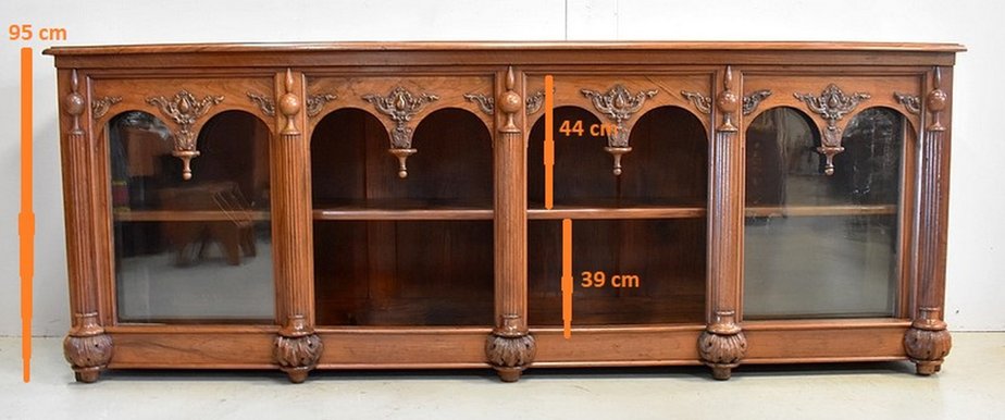 19th Century Renaissance Style Walnut Sideboard-RVK-729823