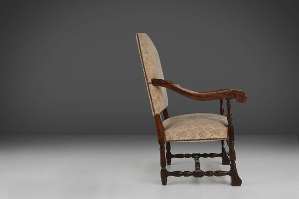 19th Century Renaissance Throne Armchair, 1850s-YSY-1797508