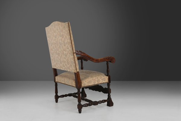 19th Century Renaissance Throne Armchair, 1850s-YSY-1797508