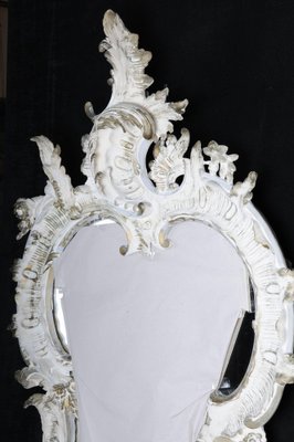 19th Century Rococo Decorated Wall Mirror, 1870s-FLW-1402160