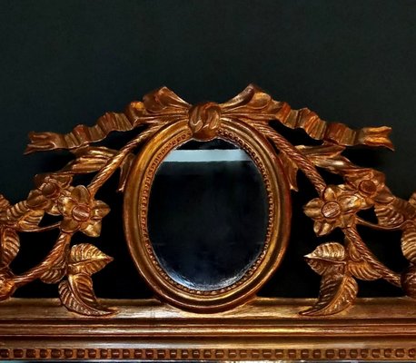 19th Century Rococo Style French Giltwood Mirror-QRS-674546