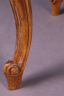 19th Century Rococo Walnut Dining Chair-FLW-1401927