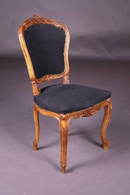 19th Century Rococo Walnut Dining Chair-FLW-1401927