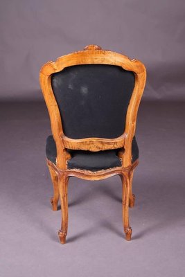 19th Century Rococo Walnut Dining Chair-FLW-1401927