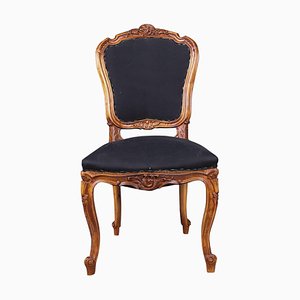 19th Century Rococo Walnut Dining Chair-FLW-1401927