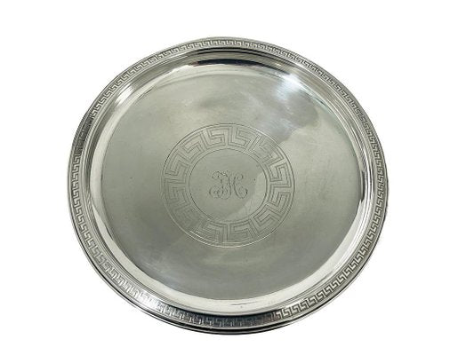 19th Century Round Silver Footed Bowl-UCH-1718823