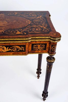 19th-Century Russian Marquetry Game Table, 1820-MBH-1031656