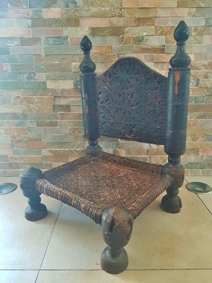 19th Century Rustic Stool-POM-582616