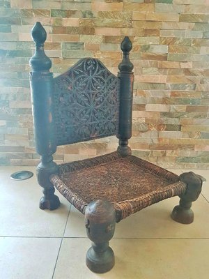 19th Century Rustic Stool-POM-582616