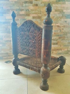 19th Century Rustic Stool-POM-582616