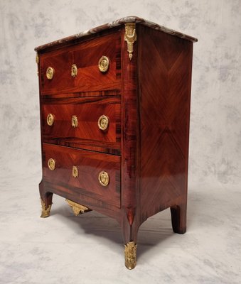 19th Century Satin & Amaranth Dresser of Two Style Transition-BSB-1115299