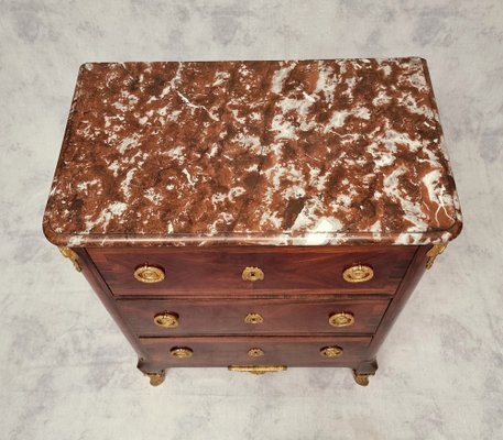 19th Century Satin & Amaranth Dresser of Two Style Transition-BSB-1115299