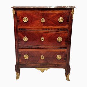 19th Century Satin & Amaranth Dresser of Two Style Transition-BSB-1115299