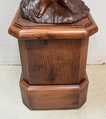 19th Century Sculptural Chestnut Planter-RVK-703032