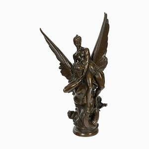 19th Century Sculpture in Patinated Bronze attributed to Ferdinand Barbedienne-WFS-2041567