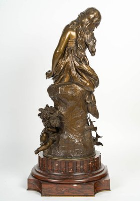 19th Century Sculpture in Patinated Bronze attributed to Mathurin Moreau-WFS-2041566