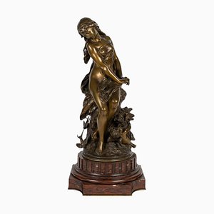 19th Century Sculpture in Patinated Bronze attributed to Mathurin Moreau-WFS-2041566