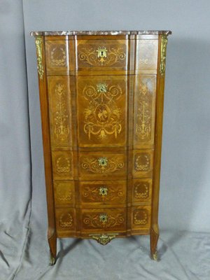 19th Century Secretaire in Marquetry-WSV-1122530