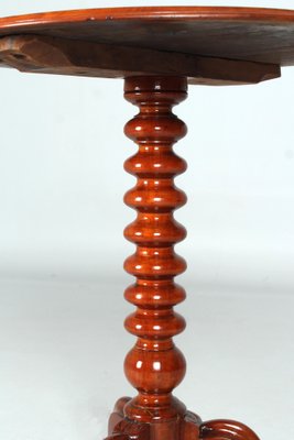 19th Century Side Table with Intarsia-ZLE-1798345