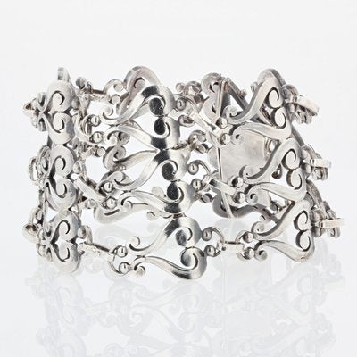 19th Century Silver Cuff Bracelet-OLU-953164