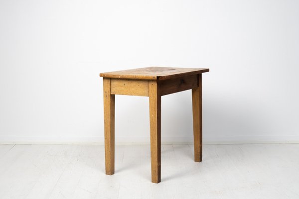 19th Century Simple Swedish Faux Paint Side Table-MJF-1396149