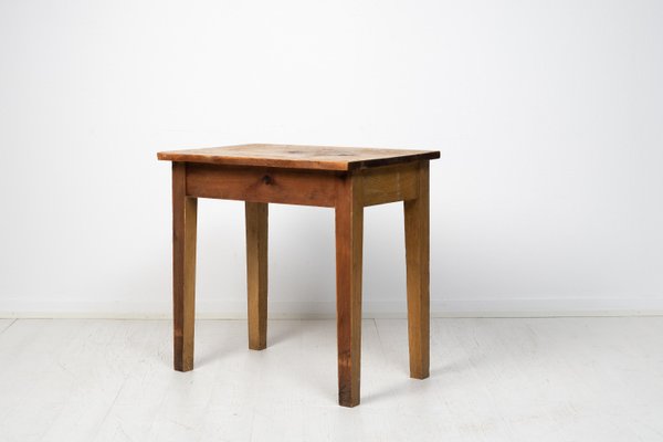 19th Century Simple Swedish Faux Paint Side Table-MJF-1396149