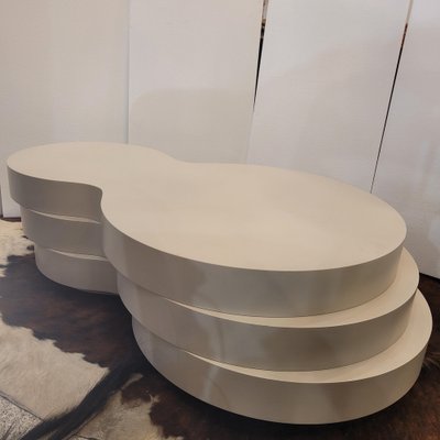 19th Century Space Age Coffee Table in Lacquered Wood, Italy-NUC-2042870