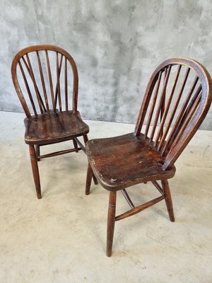 19th Century Stick Back Windsor Chairs, Set of 2-IFQ-2017297